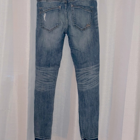 EXPRESS JEANS Distressed Cropped Legging - Sz. 0 - Picture 3 of 6